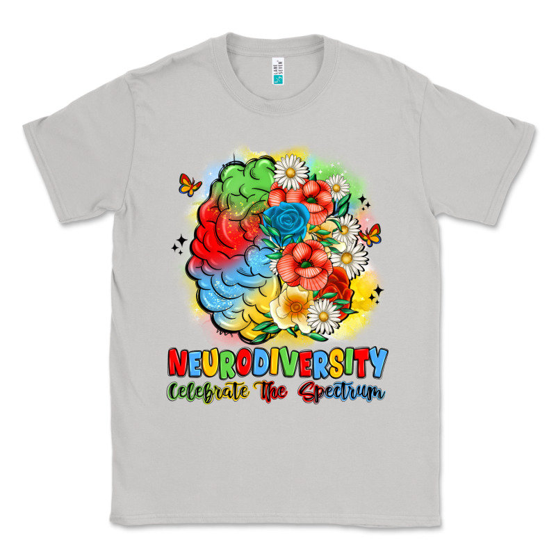 Neurodiversity Celebrate The Spectrum Classic Tee by JahusDesignShop | Teevron