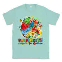 Seafoam neurodiversity celebrate the spectrum Classic Tee - JahusDesignShop