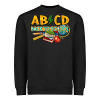 Black abcd back to school Heavyweight Sweatshirt - texasbilliewilder