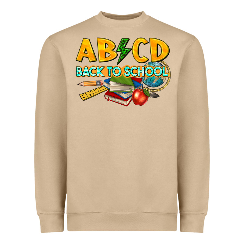Abcd Back To School Heavyweight Sweatshirt by texasbilliewilder | Teevron