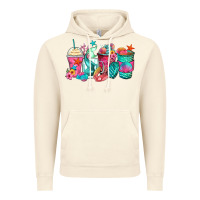 Vintage Artic mermaid tail coffee cups Vintage Hoodie - Zillion Design Studio