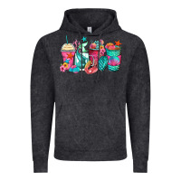 Vintage Black mermaid tail coffee cups Vintage Hoodie - Zillion Design Studio