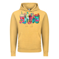 Vintage Mustard mermaid tail coffee cups Vintage Hoodie - Zillion Design Studio