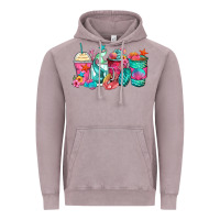Vintage Zinc mermaid tail coffee cups Vintage Hoodie - Zillion Design Studio
