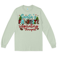 Matcha santa s favorite respiratory therapist Long Sleeve Tee - JahusDesignShop