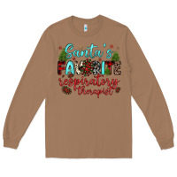 Toasted Coconut santa s favorite respiratory therapist Long Sleeve Tee - JahusDesignShop