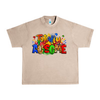 French Oak totally ausome autism Urban Heavy Tee - Zillion Design Studio