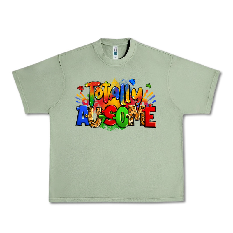 Totally Ausome Autism Urban Heavy Tee by Zillion Design Studio | Teevron