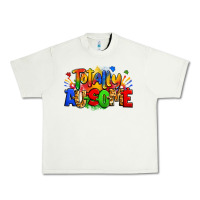 Pistachio totally ausome autism Urban Heavy Tee - Zillion Design Studio