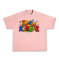 Salmon totally ausome autism Urban Heavy Tee - Zillion Design Studio