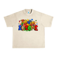 Sandshell totally ausome autism Urban Heavy Tee - Zillion Design Studio