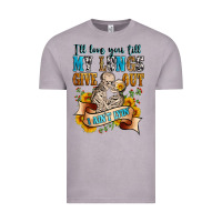 Vintage Zinc i'll love you tillmy lungs give out i ain't lyin' Vintage Tee - Zillion Design Studio
