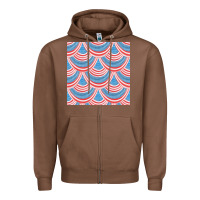 Chestnut american flag seamless pattern Zipper Hoodie - BundleAndBundleShop