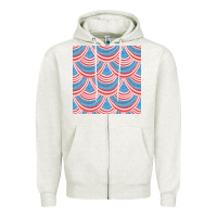 Oatmeal Heather american flag seamless pattern Zipper Hoodie - BundleAndBundleShop
