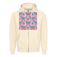 Sandshell american flag seamless pattern Zipper Hoodie - BundleAndBundleShop