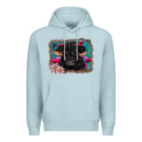Blue Mist v.d belted galloway cow Premium Hoodie - AdoDesignShop