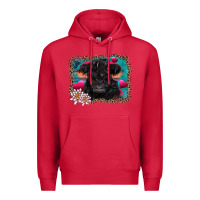 Cardinal v.d belted galloway cow Premium Hoodie - AdoDesignShop