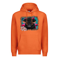 Carrot v.d belted galloway cow Premium Hoodie - AdoDesignShop
