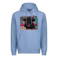 Colony Blue v.d belted galloway cow Premium Hoodie - AdoDesignShop