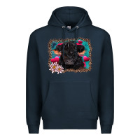 Navy v.d belted galloway cow Premium Hoodie - AdoDesignShop