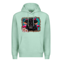 Seafoam v.d belted galloway cow Premium Hoodie - AdoDesignShop
