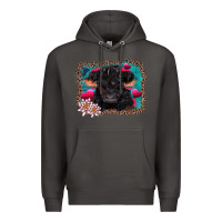 Smoke v.d belted galloway cow Premium Hoodie - AdoDesignShop