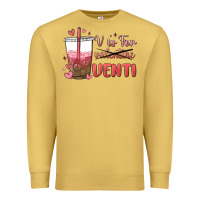 Antique Gold v is for valentine venti Premium Sweatshirt - MaliasSmallBusiness