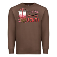 Chestnut v is for valentine venti Premium Sweatshirt - MaliasSmallBusiness