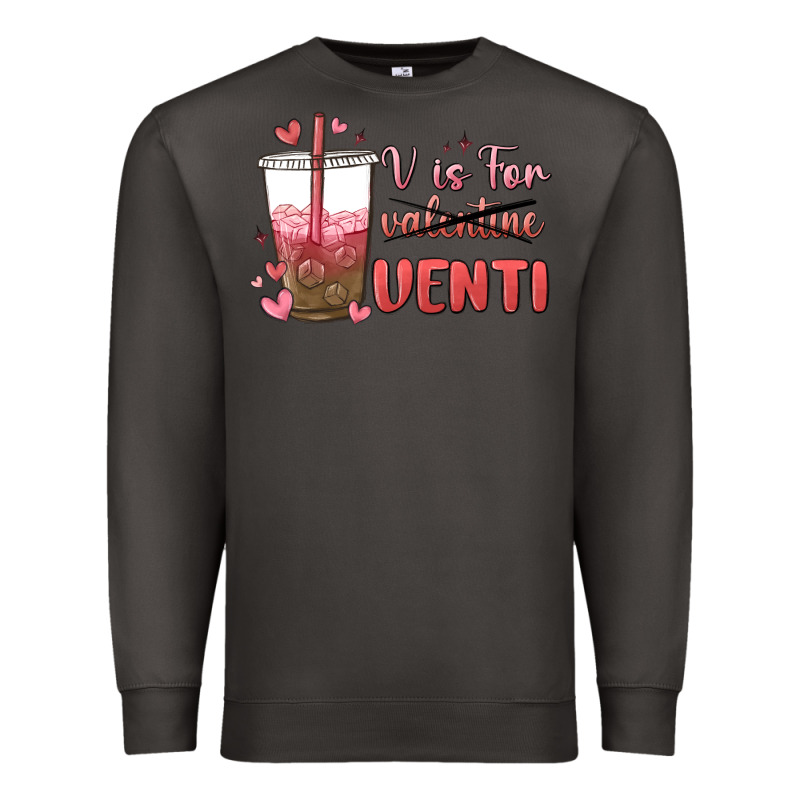 V Is For Valentine Venti Premium Sweatshirt by MaliasSmallBusiness | Teevron