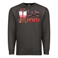 Smoke v is for valentine venti Premium Sweatshirt - MaliasSmallBusiness