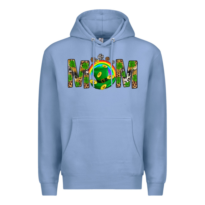 Western Mom With Shamrock Premium Hoodie by BundleAndBundleShop | Teevron
