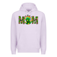Lilac Western Mom With Shamrock Premium Hoodie - BundleAndBundleShop