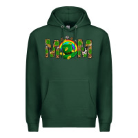 Sports Green Western Mom With Shamrock Premium Hoodie - BundleAndBundleShop