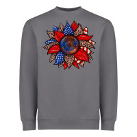 Storm American flag leopard sunflower Heavyweight Sweatshirt - Zillion Design Studio