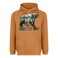 Meerkat camping bear Heavyweight Hoodie - MaliasSmallBusiness