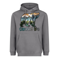 Storm camping bear Heavyweight Hoodie - MaliasSmallBusiness