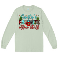 Matcha santa s favorite office staff Long Sleeve Tee - JahusDesignShop