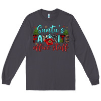 Smoke santa s favorite office staff Long Sleeve Tee - JahusDesignShop