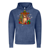 Vintage Denim Chihuahua Christmas Vintage Hoodie - JahusDesignShop