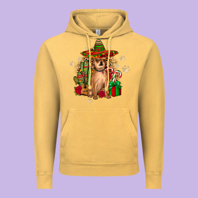 Chihuahua Christmas Vintage Hoodie Designed By Jahusdesignshop