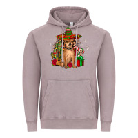 Vintage Zinc Chihuahua Christmas Vintage Hoodie - JahusDesignShop