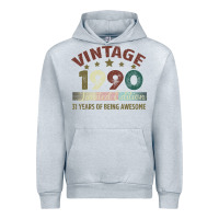 Heather Grey Vintage 1990 Limited Edition 31 Years Of Being Awesome Urban Hoodie - Bettercallsaul