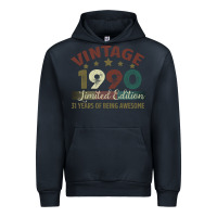 Navy Vintage 1990 Limited Edition 31 Years Of Being Awesome Urban Hoodie - Bettercallsaul