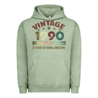 Pigment Oil Green Vintage 1990 Limited Edition 31 Years Of Being Awesome Urban Hoodie - Bettercallsaul