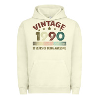 Pigment Pistachio Vintage 1990 Limited Edition 31 Years Of Being Awesome Urban Hoodie - Bettercallsaul