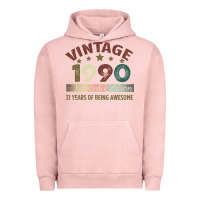Pigment Salmon Vintage 1990 Limited Edition 31 Years Of Being Awesome Urban Hoodie - Bettercallsaul