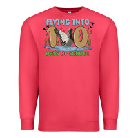 Cardinal flying into 100 days of school Premium Sweatshirt - MaliasSmallBusiness