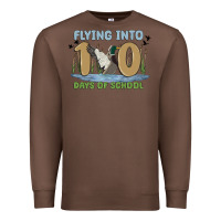 Chestnut flying into 100 days of school Premium Sweatshirt - MaliasSmallBusiness