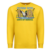 Lemon flying into 100 days of school Premium Sweatshirt - MaliasSmallBusiness