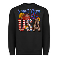 Black small town usa Heavyweight Sweatshirt - Zillion Design Studio